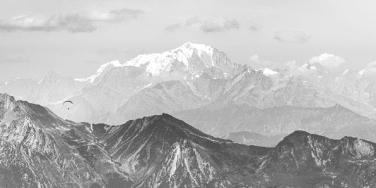 Papier peint salle de bain montagne ciel des aravis, XXL, tendance