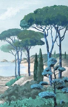 Papier peint balade dans les calanques, XXL, tendance