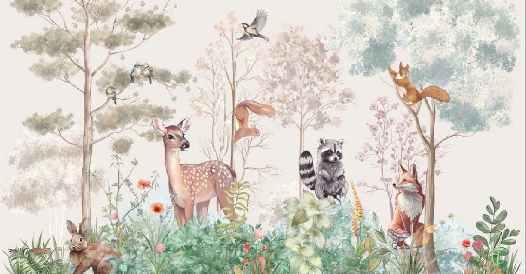 Papier peint chambre enfant nature magique beige, XXL, tendance