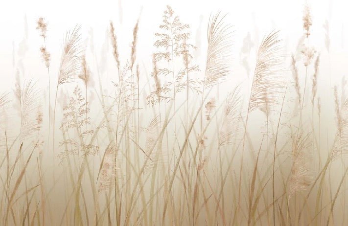 Papier peint fleur des champs de blé, XXL, tendance