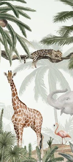 Papier peint enfant jungle paisible, XXL, tendance