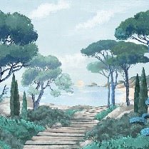 Papier peint balade dans les calanques, XXL, tendance