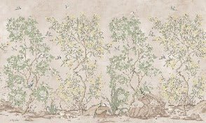 Papier peint panoramique chinoiserie garden, XXL, tendance