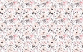 Papier peint fleur Tendre Aquarelle, XXL, tendance