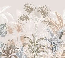 Papier peint panoramique jungle terracotta, XXL, tendance