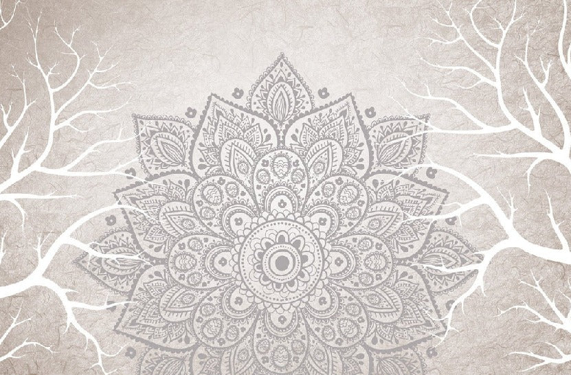 Papier peint intissé mandala bohème indien