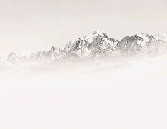 Papier peint matin brumeux Mont Blanc, XXL, tendance