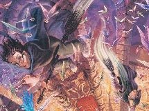 Papier peint panoramique Harry Potter Poudlard fantaisie, XXL, tendance