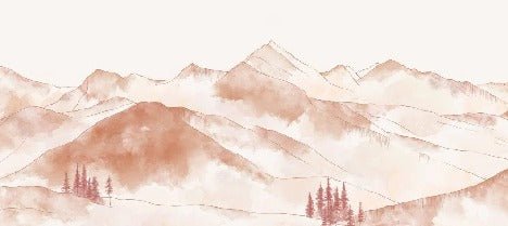 Papier peint montagne chaine des Aravis, XXL, tendance