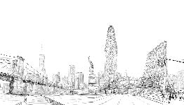 Papier peint architecture New York, XXL, tendance