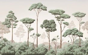 Papier peint brise légère pinède, XXL, tendance