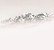 Papier peint matin brumeux Mont Blanc, XXL, tendance