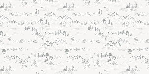 Mountain and fir tree illustration wallpaper