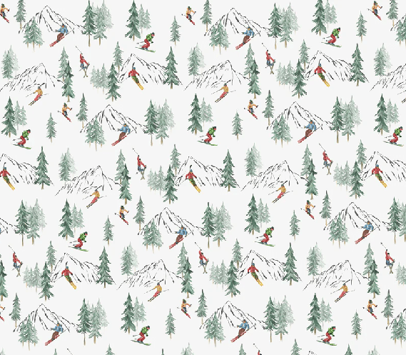 Papier peint Alpine glisse, XXL, tendance