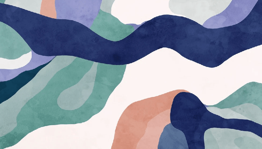 Papier peint abstrait ondulation - Muralconcept