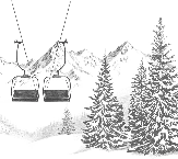 Papier peint immersion Alpine - Muralconcept