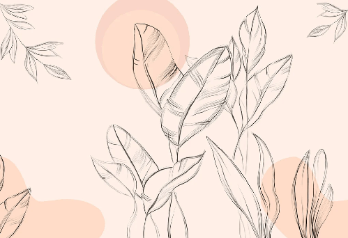 Papier peint gracieuse flore - Muralconcept