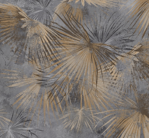 Papier peint panoramique palm vintage - Muralconcept