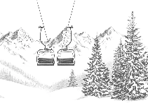 Papier peint immersion Alpine - Muralconcept