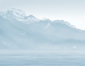 Papier peint Annecy et son lac paisible, XXL, tendance