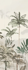 Papier peint panoramique jungle eden vert - Muralconcept
