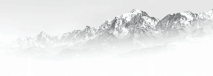 Tapete Mont Blanc im Nebel schwarz und weiß - Muralconcept