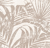 Papier peint salle de bain monochrome jungle feuille, XXL, tendance