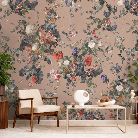 Papier peint plantes grimpantes vintage - Muralconcept