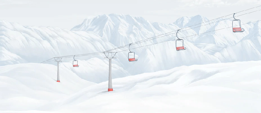 Papier peint massif des grandes Rousses - Muralconcept