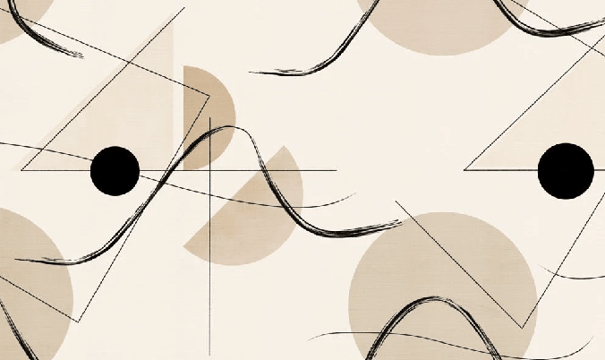 Papier peint motif graphique bold - Muralconcept