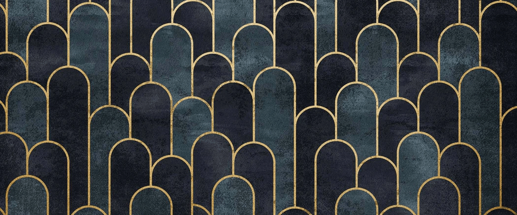 Papier peint dark blue chic - Muralconcept