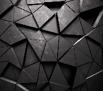 Papier peint 3D Black Perspective - Muralconcept