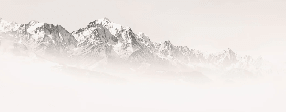 Papier peint matin brumeux Mont Blanc - Muralconcept