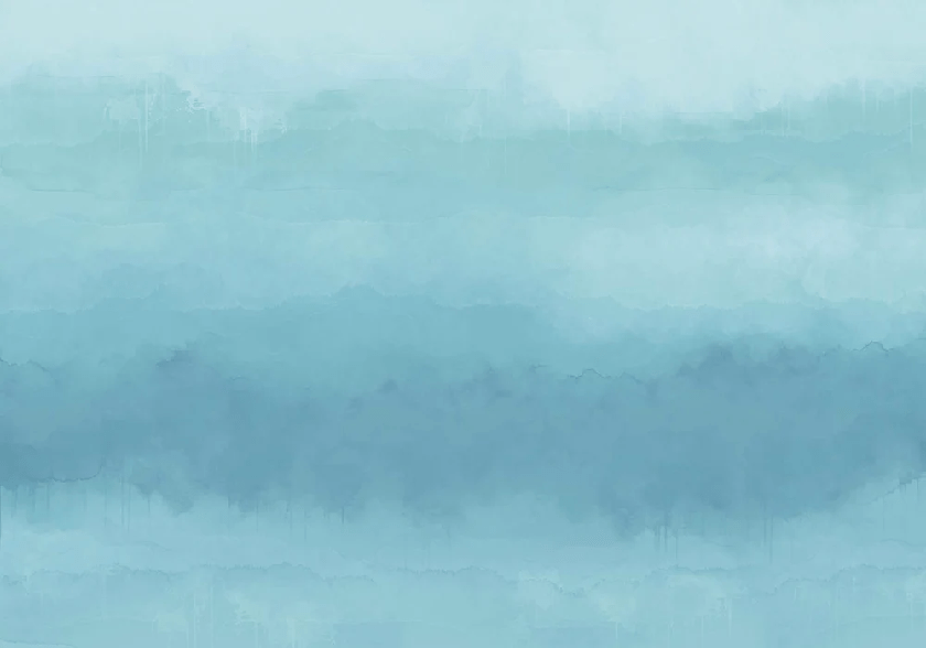 Papier peint panoramique dégradé bleu, XXL, tendance