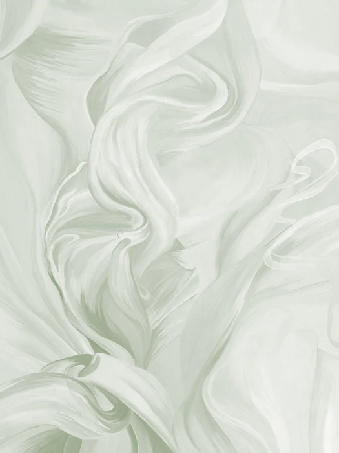 Papier peint contemporain – sublime flow vert sauge, XXL, tendance