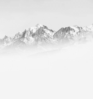 Papier peint matin brumeux Mont Blanc - Muralconcept