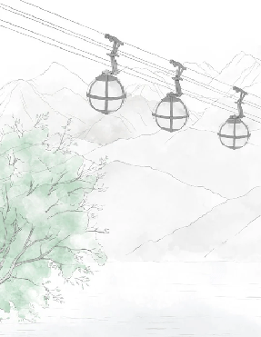 Papier peint panoramique - Bulle alpine - Muralconcept