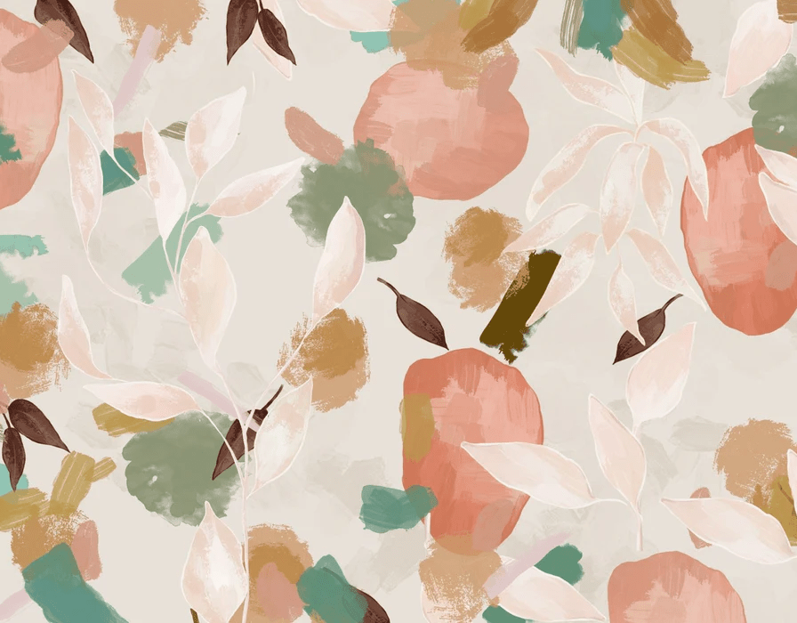 Papier peint bloom & brush, XXL, tendance