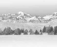 Papier peint photo - La Tournette et au delà, XXL, tendance