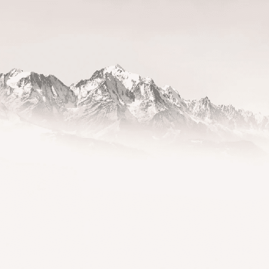 Papier peint matin brumeux Mont Blanc - Muralconcept