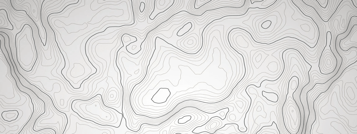 Papier peint ligne topographique - Noir et blanc - Muralconcept