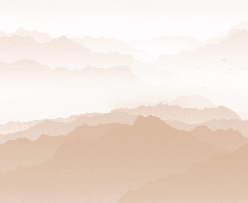 Papier peint montagne velours beige - Muralconcept