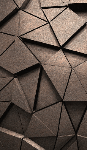 Papier peint 3D black perspective rouille - Muralconcept