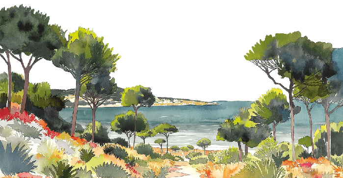 Papier peint panoramique air estival, XXL, tendance