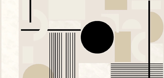 Papier peint moderne minéral géométrique - Muralconcept