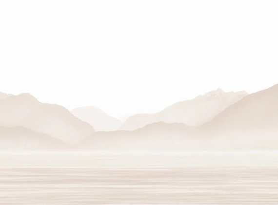 Papier peint Annecy et son lac paisible beige, XXL, tendance