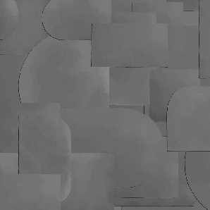 Papier peint panoramique découpé bleu, XXL, tendance