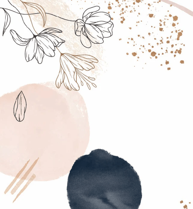 Papier peint formes et fleurs, XXL, tendance