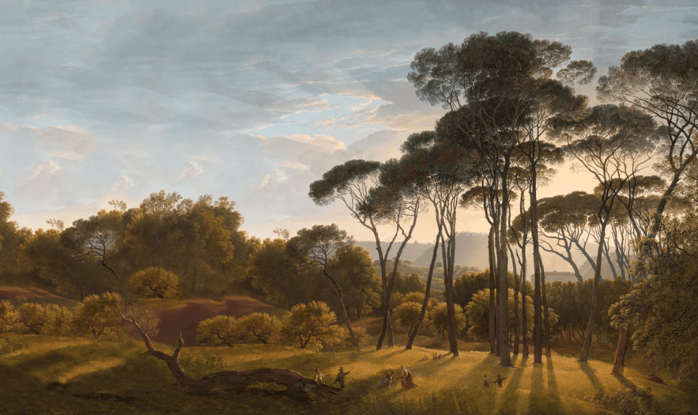 Papier peint paysage historique italien - Muralconcept