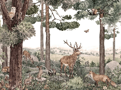 Babytapete Wilder Pfad